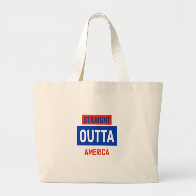 Bolsa Tote Grande Hetero fora da América (Frente)