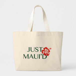 Bolsa Tote Grande HibiscusJustMauid
