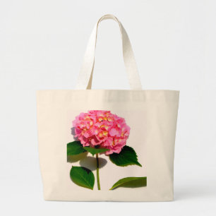 Bolsa Tote Grande Hídranga cor-de-rosa Elegante