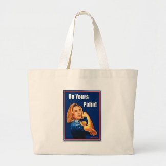 Bolsa Tote Grande Hillary Clinton, Rosie o rebitador, acima de seu