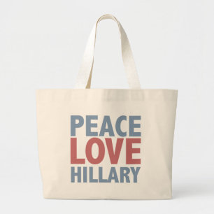 Bolsa Tote Grande Hillary Peace Love