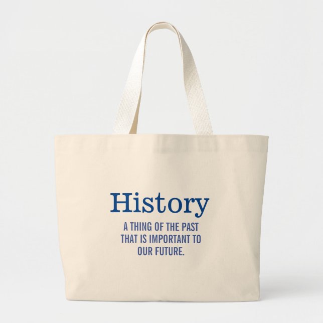 Bolsa Tote Grande História (Frente)