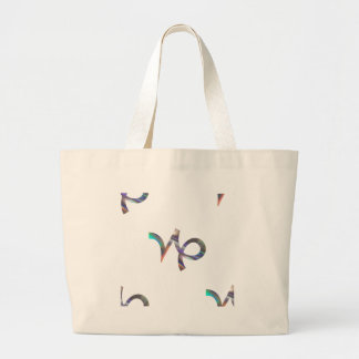 Bolsa Tote Grande holograma Capricórnio