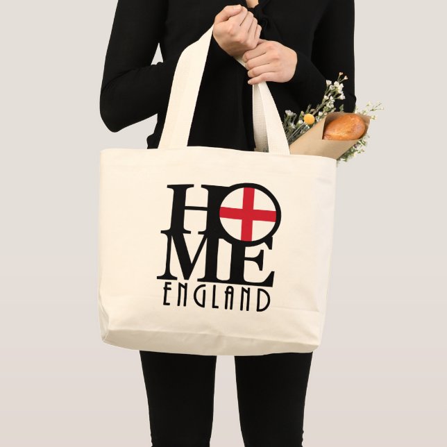 Bolsa Tote Grande HOME England (Frente (produto))