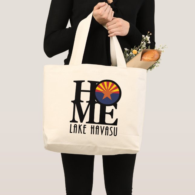 Bolsa Tote Grande HOME Lake Havasu (Frente (produto))