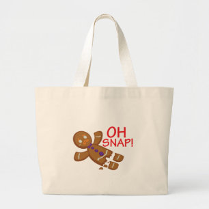Bolsa Tote Grande Homem de pão-de-espécie