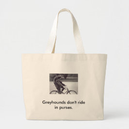 Bolsa Tote Grande Homem e cinza na bicicleta em Inglaterra,