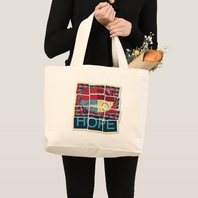 Bolsa Tote Grande Hope Hakuna Matata (Frente (produto))