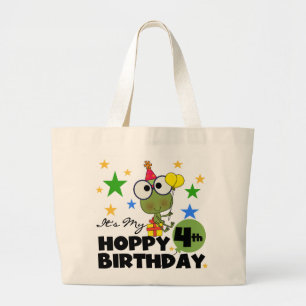 Bolsa Tote Grande Hoppy Sapo 4.º t-shirts e presentes
