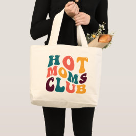 Bolsa Tote Grande Hot Mães Club Souvenir Retro Style Groovy