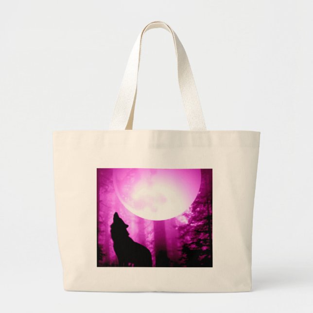 Bolsa Tote Grande Howling Wolf (Frente)