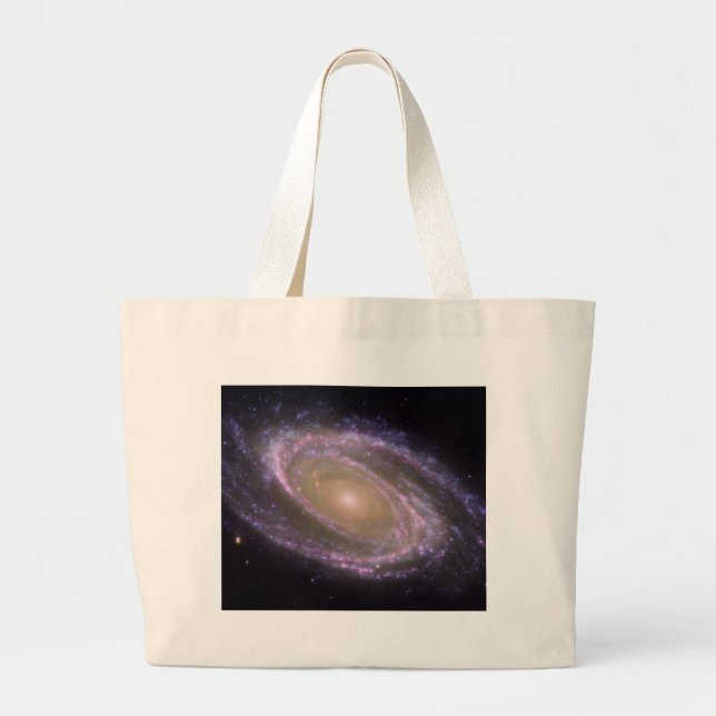 Bolsa Tote Grande Hubble - imagem composta de Galex - de Spitzer de (Frente)