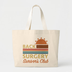 Bolsa Tote Grande Humor de Recuperação de Cirurgia Retroativa