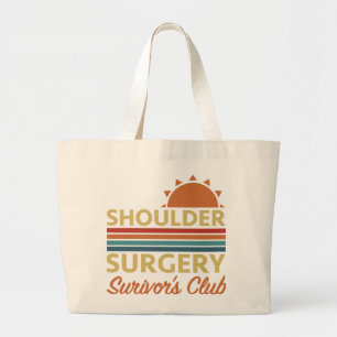 Bolsa Tote Grande Humor de Recuperação na Cirurgia do Ombro
