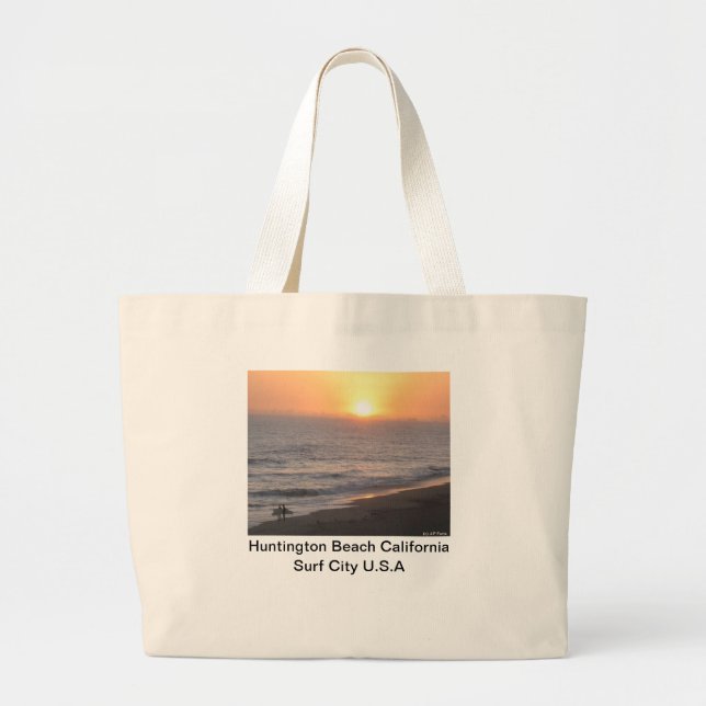Bolsa Tote Grande Huntington Beach "Surf City" (Frente)