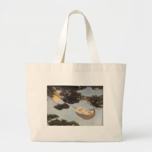 Bolsa Tote Grande Hush-um-Adeus, saco da rima de berçário do bebê