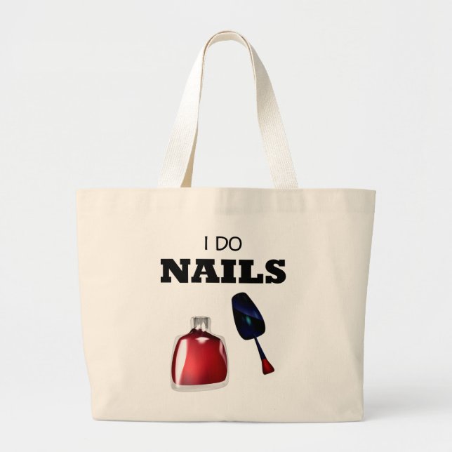 Bolsa Tote Grande I Do Unhas(Nail Technician) (Frente)
