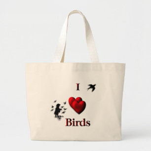 Bolsa Tote Grande I Heards Birds Tote Bag