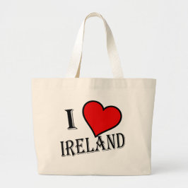Bolsa Tote Grande I Heart Ireland bk jtcnt