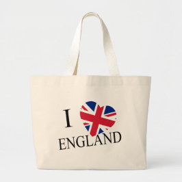 Bolsa Tote Grande I Heartflag England bk jtcnt