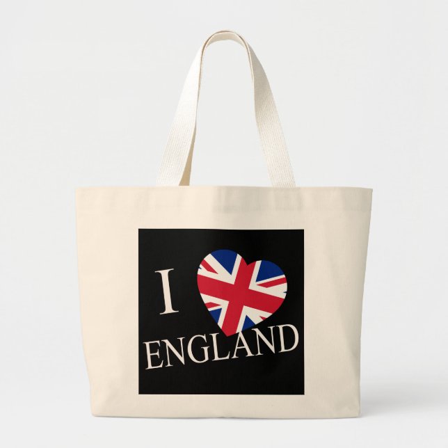 Bolsa Tote Grande I Heartflag England wt jtcnt (Frente)