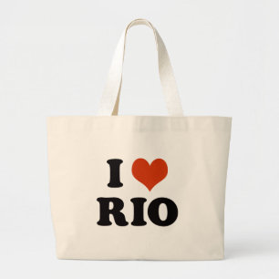 Bolsa Tote Grande I love Rio