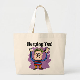 Bolsa Tote Grande Iá Sangrento! Tote Bag