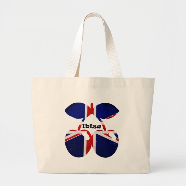 Bolsa Tote Grande Ibiza Cherries Grande Saco de Tote (Frente)