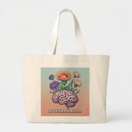 Bolsa Tote Grande Ideia de Livro no Saco de Totebag do Escritor de B
