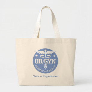 Bolsa Tote Grande Ideias do presente do Caduceus OBGYN