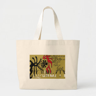 Bolsa Tote Grande Igualdade, Design Gráfico Grande Saco de Tote