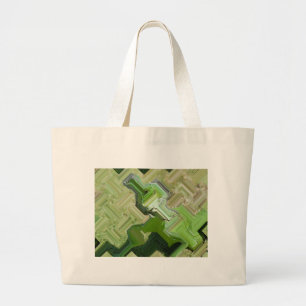 Bolsa Tote Grande Iguana Verde
