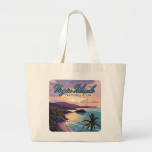 Bolsa Tote Grande Ilhas Virgens National Park Beach Rua John