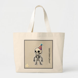 Bolsa Tote Grande "Ilustração lúdica de Halloween"