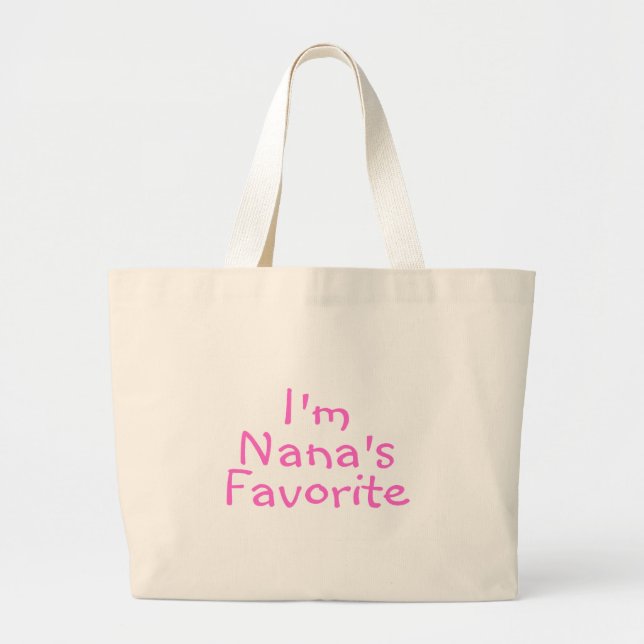 Bolsa Tote Grande Im favorito de Nanas (Frente)