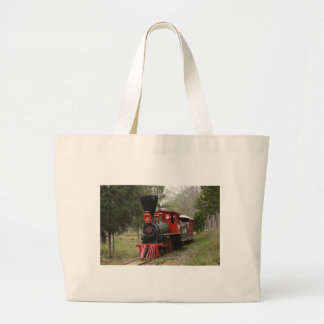 Bolsa Tote Grande Imagens de trens a locomotiva