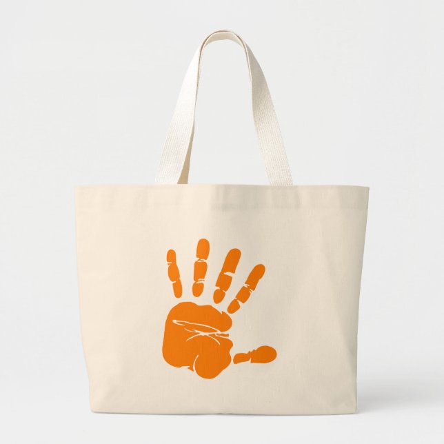 Bolsa Tote Grande Impressão manual (Frente)