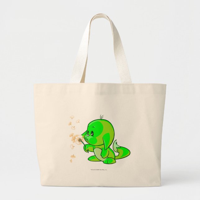 Bolsa Tote Grande Incandescência de Kacheek (Frente)