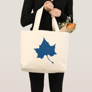 Bolsa Tote Grande Indiana State Leaf