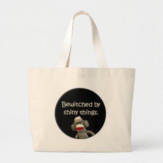Bolsa Tote Grande Injúrias do macaco da peúga