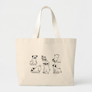 Bolsa Tote Grande Ioga do Pug