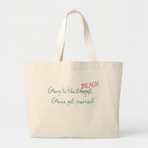 Bolsa Tote Grande Ir à sacola da capela/praia