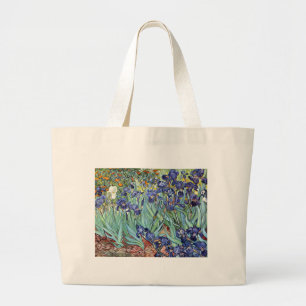 Bolsa Tote Grande Íris por Vincent van Gogh 1898