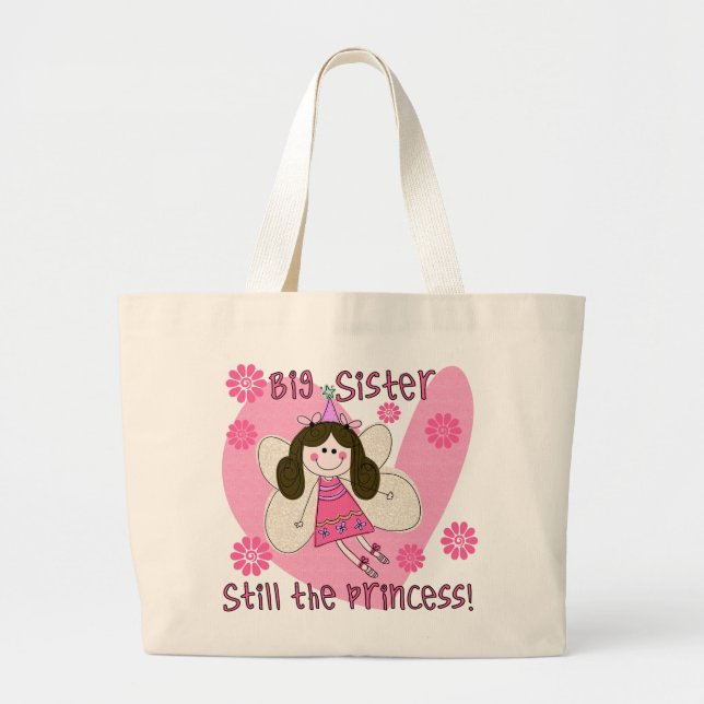 Bolsa Tote Grande Irmã Grande Ainda A Princesa (Frente)