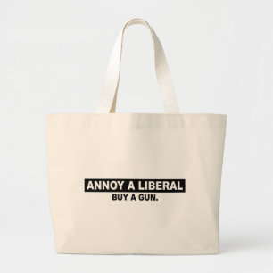 BOLSA TOTE GRANDE IRRITE UM COMPRAR LIBERAL UMA ARMA