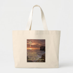 Bolsa Tote Grande Isaiah 41: 10 presentes cristãos