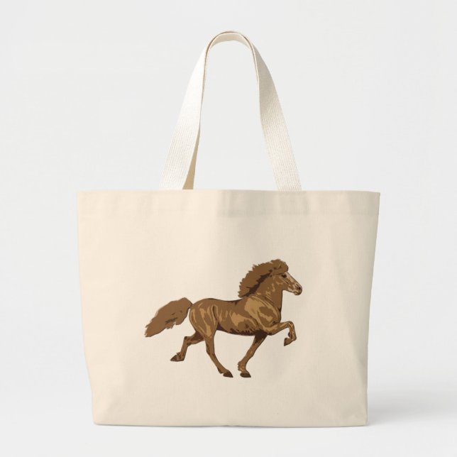 Bolsa Tote Grande Islandês dos anos 30 (Frente)