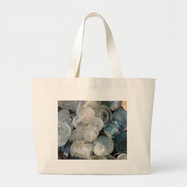 Bolsa Tote Grande Isoladores de Vintage (Frente)