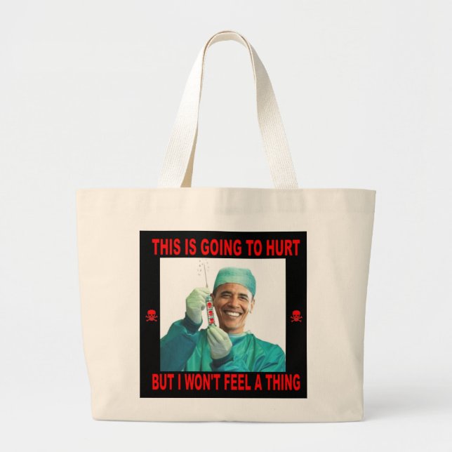 BOLSA TOTE GRANDE ISSO VAI MACHUCAR, VOCÊ NÃO EU. (Frente)
