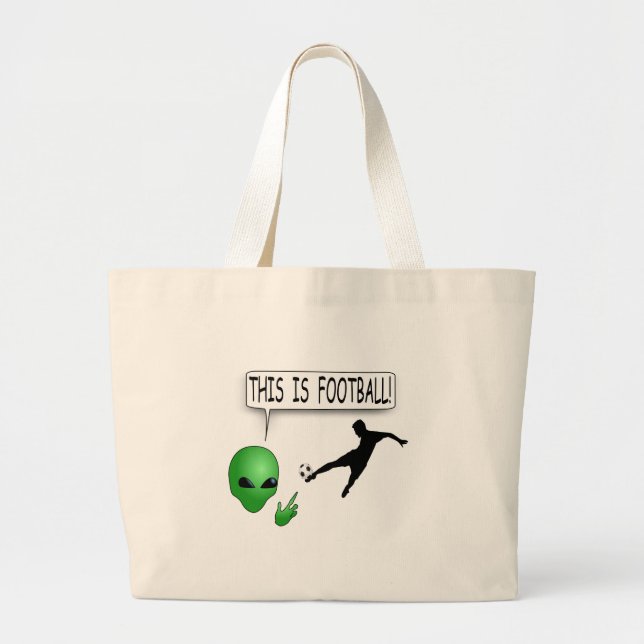 Bolsa Tote Grande Isto É Futebol (Frente)